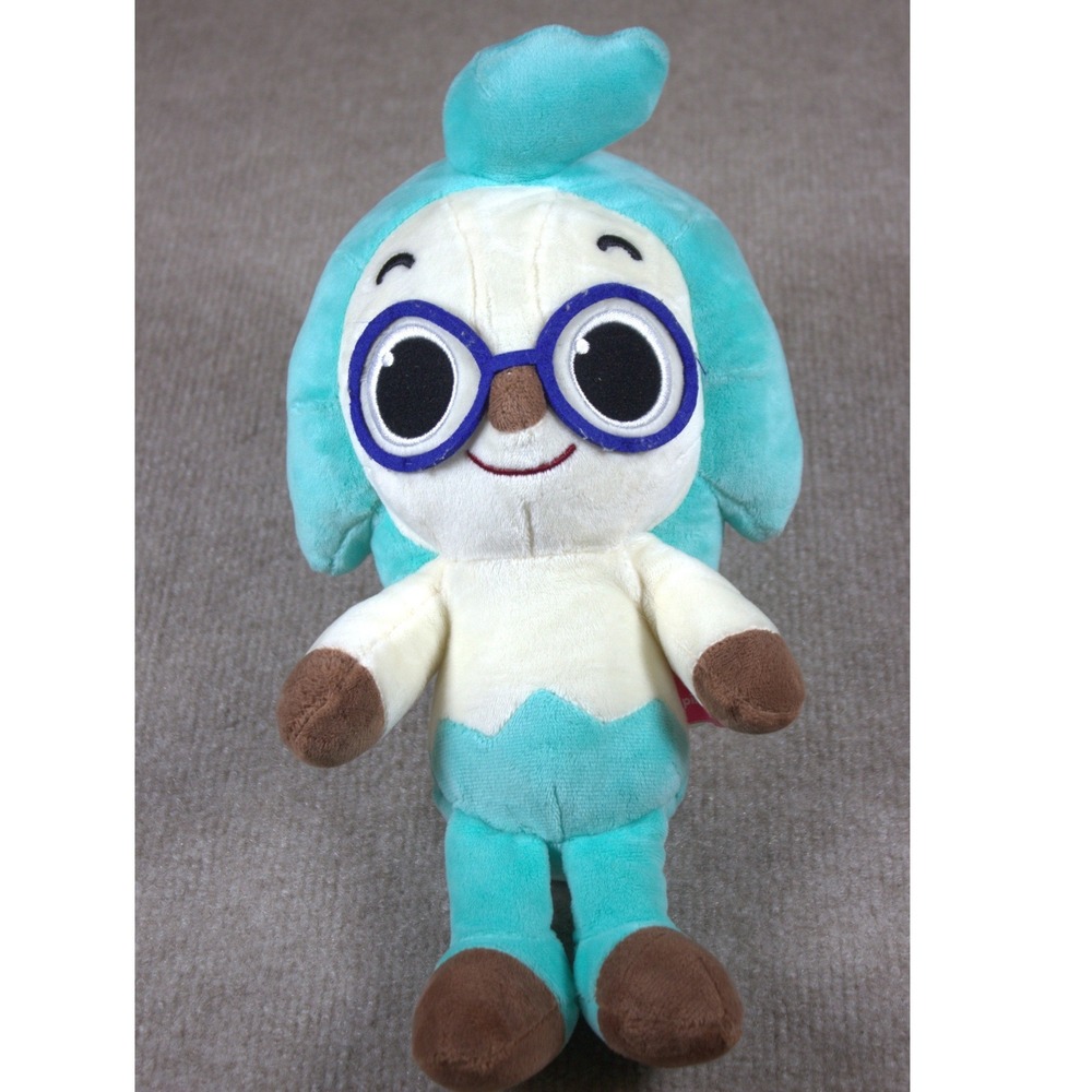 Pinkfong Hogi Plush Stuffed Animal Wonderstar Teal White‎ Purple Glasses Toy